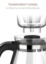 ⁦HiBREW 3 in 1 America Drip Coffee Machine Pour Over Coffee Maker Glass Teapot Hot Tea Maker 750ML H12⁩ - الصورة ⁦10⁩