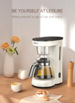 ⁦HiBREW 3 in 1 America Drip Coffee Machine Pour Over Coffee Maker Glass Teapot Hot Tea Maker 750ML H12⁩ - الصورة ⁦13⁩