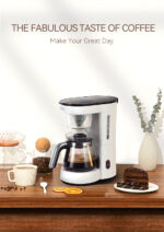 ⁦HiBREW 3 in 1 America Drip Coffee Machine Pour Over Coffee Maker Glass Teapot Hot Tea Maker 750ML H12⁩ - الصورة ⁦5⁩