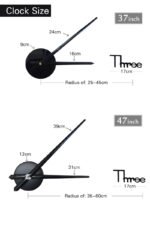 2023 Fashion 3D Big size wall clock mirror sticker DIY brief living decor meetting room wall clock Modern Design Silent Acrylic - الصورة 4