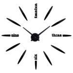 3 sizes wall clock reloj de pared quartz watch brief diy clocks living room large stickers decorative silent wall clock modern - الصورة 2