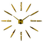 3 sizes wall clock reloj de pared quartz watch brief diy clocks living room large stickers decorative silent wall clock modern