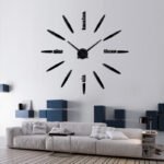 3 sizes wall clock reloj de pared quartz watch brief diy clocks living room large stickers decorative silent wall clock modern - الصورة 4