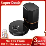 ABIR R30 Robot Vacuum Cleaner, Auto-Empty Station, Laser Lidar, 6500PA Suction,Multi-Floor Maping, Smart Home Wet Dry Appliance