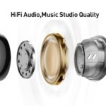 ⁦Baseus Bowie M2s ANC Earphone Bluetooth 5.3 Hybrid -48dB Noise Cancellation Wireless Headphone Support 3D Spatial Audio Earbuds⁩ - الصورة ⁦6⁩