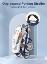 ⁦Folding and Reclining Body, Baby High Landscape roller⁩ - الصورة ⁦2⁩