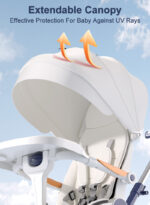 ⁦Folding and Reclining Body, Baby High Landscape roller⁩ - الصورة ⁦5⁩