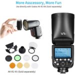 Godox V1 Flash V1S/V1N/V1C TTL Li-ion Round Head Camera Speedlight Studio Flash For Sony Nikon Canon Fujifilm Olympus Pentax - الصورة 3
