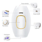 ⁦Hair Removal IPL Epilator for Women 500000 Flashes Epilator Hair Removal Device Shaving Machine Facial Epilator Women's Shaver⁩ - الصورة ⁦3⁩