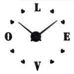 Large Wall Clock Watch 3D Wall Clocks De Pared Home Decoration Love Wall Stickers Pecial Living Room Home Decoration Accessories - الصورة 5