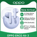 OPPO ENCO Air 3 TWS Earphone Wireless Bluetooth Earbuds AI Noise Cancellation Wireless Headphone Bluetooth For OPPO Reno 8 Pro