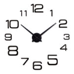 new  wall clock modern 3d big quartz watch clocks living room large clocks home decoration still life circular diy stickers