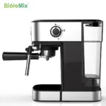 ⁦BioloMix 1200W 20 شريط إسبرسو ماكينة القهوة الفورية سخن صانع القهوة مع الحليب Frother Cafetera كابتشينو الماء الساخن البخار⁩ - الصورة ⁦4⁩