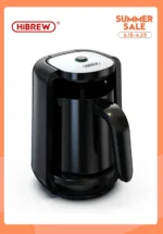 ماكينة قهوة تركية أوتوماتيكية من HiBREW ، وعاء كهربائي ، AC-، صانعة قهوة مطحونة ، H9