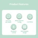 ⁦ماكينة ناشر رائحة القارص للمنزل ، بخاخ معطر جو ، جهاز رائحة عطرية ، زيوت أساسية ذكية ، من نوع M3⁩ - الصورة ⁦6⁩